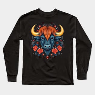 Bison Valentine Day Long Sleeve T-Shirt